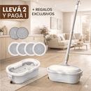 Mopa Eléctrica con Módulos de Limpieza y Balde con Tambor