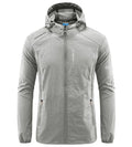 Campera Rompeviento Impermeable con Capucha para Hombre