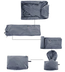 Campera Rompeviento Impermeable con Capucha para Hombre